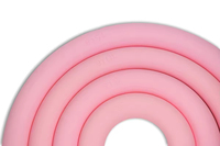 15Lbs Home Gym Grip Poids Yoga Pilates Fitness Musculation Cercle Silicone Logo Personnalisé Anneau De Puissance Haltère Rond