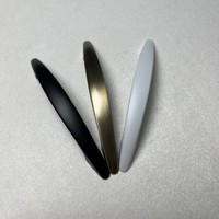 Poignées de meuble incurvées en forme de poisson, style nordique minimaliste, en alliage de zinc, multicolores, finition mate, pour armoires, tiroirs et penderies