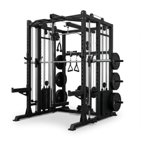 OEM Machine Smith Commerciale Tout-en-un en Acier, Rack à Squat Multifonctionnel et Power Rack avec Système de Contrepoids