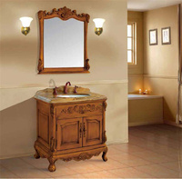 Ensemble de meuble-lavabo de salle de bain moderne résistant à l'eau noir avec armoire de toilette pour hôtel et salon