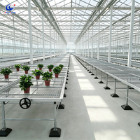 Chenchao Fournisseur en gros : Lit de pépinière avec treillis métallique, table en treillis métallique et banc roulant mobile pour la culture des fleurs