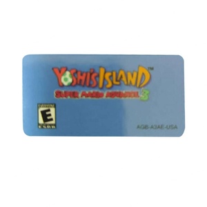 Autocollants pour cartouches de jeux vidéo Super Marlo Advance 3 Yoshi's Island 4 Super Marlo Bros. 3 2 Super Marlo World pour GBA Gameboy - Product Image 3