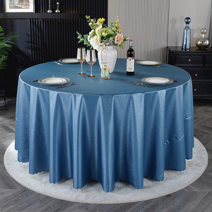100% Nappe ronde en cuir PU imperméable à l'huile - Product Image 4