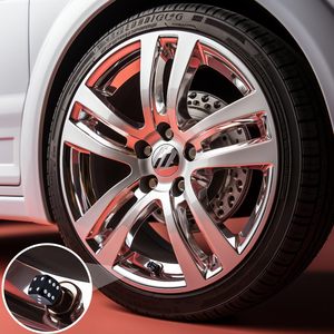 Bouchons de valve en alliage d'aluminium, universels, pour pneus sans chambre à air, en acier inoxydable coloré, pour voiture et vélo, de remplacement - Product Image 4