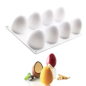 Molde de silicona para hornear, 8 cavidades de Pascua, SZ125, artesanal, vela de aromaterapia, mousse, gelatina