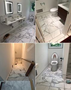 Spedizione gratuita piastrelle di marmo Calacatta bianco di lusso italiano lucidato popolare muro - Product Image 6