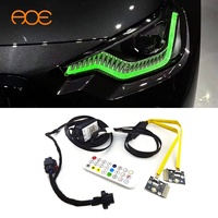 Kit de modification DRL RGBW à changement de couleur Angel Eyes Plug and Play pour BMW Série 2 M2 G87/G42 avec contrôleur
