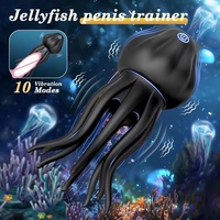 Vibrateur pénien masculin à 10 modes de vibration, design tentacule enveloppant, pour masturbation masculine et usage en couple, OEM et ODM acceptés