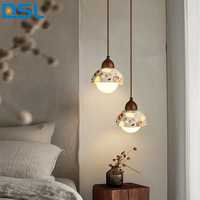 Lustre suspendu LED carré japonais Wabi-Sabi à tête unique, hauteur réglable, pour restaurant, bar, design rétro, salon