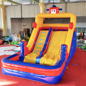 <span class=keywords><strong>Trampoline</strong></span> gonflable double coloré de grande taille pour l'extérieur en PVC commercial, toboggan sec, jeu de jungle, <span class=keywords><strong>accessoires</strong></span> pour adultes et enfants - Product Image 6