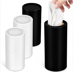 Boîte de <span class=keywords><strong>papier</strong></span> de soie pour voiture <span class=keywords><strong>cadeau</strong></span> usage domestique Portable cylindre voiture tissu jetable mouchoirs en <span class=keywords><strong>papier</strong></span> boîte de cylindre - Product Image 3