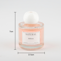 Ensembles de diffuseurs à bâtonnets d'huile parfumée personnalisés en gros, flacon en verre de 50 ml, parfum d'ambiance d'aromathérapie frais longue durée, 60 jours