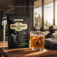 Tisane Premium pour Hommes – Mélange de Racine de Ginseng 160g – Bien-être Naturel Quotidien – Herbes Entières – Option Classique