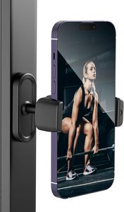 Custom Logo Sublimation Magnetic Phone Holder Stand for Gym Golf Bag Buggy <b>Desk</b> Desktop <b>Wall</b> Mount Adjustable 360 Degree - Product Image 1