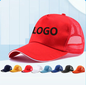 Promotional Cheap Gift Baseball Caps Custom Embroidery or Printed Logo Structured Advertising Sport Plain Mesh Hats