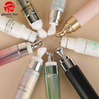 Tube de crème pour les yeux de 15ml Tube de brillant à lèvres Tube de Pagkaging cosmétique avec applicateur multifonctionnel en alliage de céramique