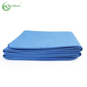 Zhensheng hecho <span class=keywords><strong>a</strong></span> medida, fabricante de etiquetas blancas, las mejores esterillas de Yoga plegables para viaje con logotipo personalizado, esterilla antideslizante para Fitness - Product Image 2