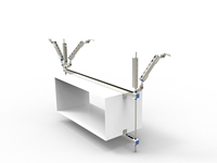 Support sismique réglable certifié FM avec structure triangulaire/unilatérale |   Soutien technique et d'installation