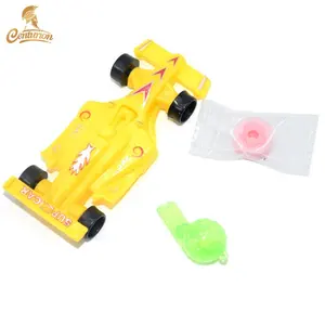 Mini Football Whistle Small Plastic Car Toy Candy For Kids