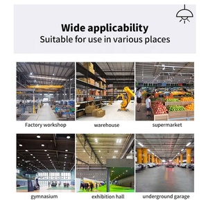 Vente en gros ultra-bas <span class=keywords><strong>prix</strong></span> IP65 éclairage industriel circulaire pendentif entrepôt d'atelier UFO haute puissance plafonnier - Product Image 6