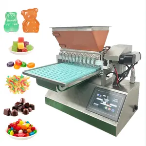 Máquina semiautomática para hacer dulces y chocolate, máquina semiautomática para mezclar ositos de goma, para laboratorio