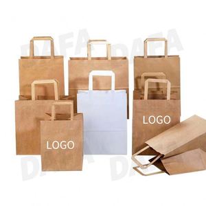 Sacs en papier blancs personnalisés avec logo imprimé pour pharmacies, hôpitaux et magasins de médicaments – Vente en gros à prix réduit - Product Image 4