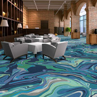 Haute qualité Axminster 5 étoiles hôtel mur à mur couloir tapis chambre imprimé tapis luxe hôtel hall tapis