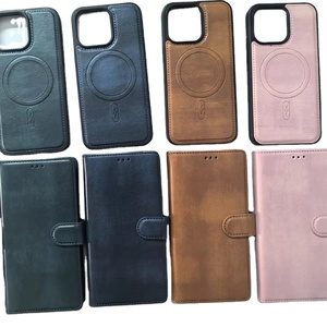 Funda de Cuero para Teléfono con Cartera para <span class=keywords><strong>Samsung</strong></span> S25 S24 S23 S22 S21 S20, 2 en 1, Desmontable, con Ranura para Tarjetas de PU, Soporte, Funda de Cuero para Teléfono Móvil - Product Image 3