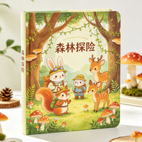 Service d'impression de livres éducatifs pour enfants avec couverture rigide personnalisée, gaufrage, couleur intégrale, OEM, livre d'apprentissage pour tout-petits