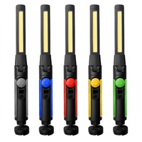 Lampe de travail LED COB pliable IP44 avec variateur rotatif, batterie au lithium rechargeable, fixation magnétique – Portable pour usage extérieur et jardin