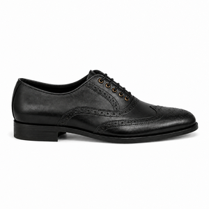 Zapatos de Cuero con Punta de Ala Personalizados, Calzado Formal de Negocios de Primera Calidad, Zapatos de Vestir Elegantes, Suministro de Fábrica OEM ODM - Product Image 5