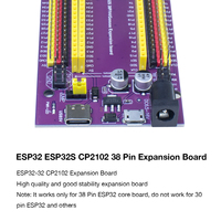 Carte ESP32 Modules WiFi de développement 38 broches ESP32S Carte de dérivation universelle ESP32 Carte d'extension sans fil WiFi multifonctionnelle