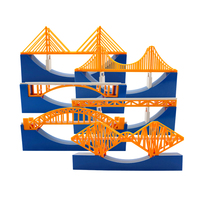 Educación primaria puente modelo niños equipo de Enseñanza Puente modelo kit