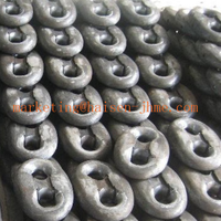 Anneau en acier neuf de marque HS, type anneau de liaison marin, manille de jonction Kenter pour chaîne d'ancre, 12,5 mm-152 mm, garantie de 2 ans