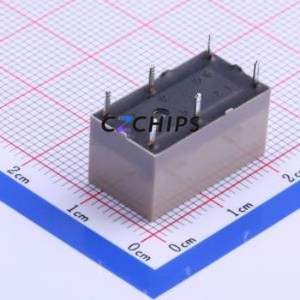 DSP2A-DC5V Power Relay DIP,11x20.2mm Relay 5V 2 Normally Open: 2A (DPST-Normally Open)::: 250V-AC/30V-DC AgSnO2 - Product Image 2
