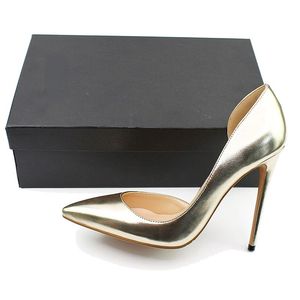 Zapatos de Tacón Estilo Estileto con Corte Lateral para Mujer, Talla Grande 42 43, Elegantes y Sexys con Punta en Pico para Fiesta - Product Image 4