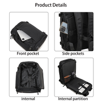 SEWAFOX Mochila unisex de gran capacidad, mochila de viaje informal, bolsa multifuncional impermeable para ordenador portátil