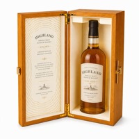 Boîte cadeau en bois rectangulaire rétro de qualité supérieure pour vin, avec logo personnalisé imprimé en sérigraphie, pour édition collector
