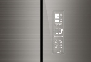 510L/18.2 CU.FT Counter-Depth Four Door <b>Refrigerator</b> With Metal Counter-Depth <b>Refrigerator</b> - Product Image 4