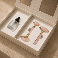 Coffret cadeau d'huiles essentielles pour massage Lionwrapack, coffret bien-être pour hôtel, emballage avec fenêtre, style livre magnétique cosmétique