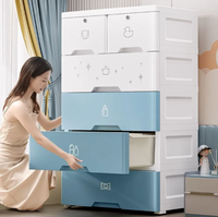 Armoire bébé moderne convertible multi-niveaux à tiroirs, en plastique épaissi, écologique et durable, pour chambre, salon, hôtel