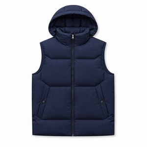 <span class=keywords><strong>Gilet</strong></span> matelassé imperméable à <span class=keywords><strong>capuche</strong></span> amovible pour <span class=keywords><strong>femme</strong></span>, sans manches, zippé, épais et <span class=keywords><strong>chaud</strong></span>, idéal pour l'hiver - Product Image 5