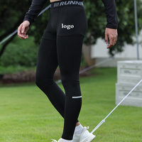 Directo de fábrica para Trail Running con bolsillos dobles con cremallera Pantalones de chándal híbridos
