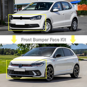 Kit de Carrocería para Volkswagen <span class=keywords><strong>Polo</strong></span> 2018-<span class=keywords><strong>2022</strong></span>: Parachoques Delantero MK6 2018 con Estilo Facelift, Parachoques Trasero MK6.5 <span class=keywords><strong>GTI</strong></span> <span class=keywords><strong>2022</strong></span> y Faldones Laterales - Product Image 4