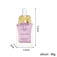 Huile nourrissante pour cuticules à paillettes transfrontalière pour l'art des ongles et l'élimination des peaux mortes 15 ml Essence du stratum corneum