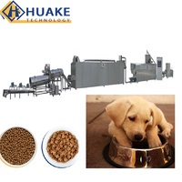 Machine de production automatique à double vis pour la fabrication d'aliments secs pour chiens et chats, machines de traitement automatique des aliments pour animaux de compagnie