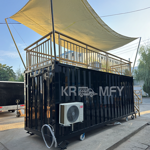 Restaurant mobile résidentiel modulaire de 20 pieds avec cuisine, kiosque portable, bar, conteneur d'expédition, café - Product Image 1