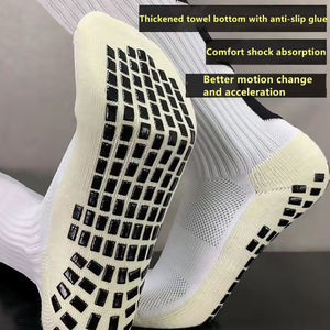 Chaussettes de football personnalisées antidérapantes, respirantes, en tricot, avec grip imprimé, motif personnalisé, chaussettes de sport pour hommes - Product Image 6