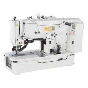 QK-781 High Speed Single Motor Direct Drive Computer-Controlled Flat-Bed Lock Industrial Buttonhole <b>Sewing</b> Machine - Product Image 1