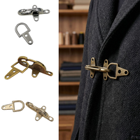 Boucle de ceinture en alliage de zinc en forme d'avion, paire de boutons, fermoir mousqueton, boucles de manteau et de veste pour accessoires vestimentaires, fermoir de pompier